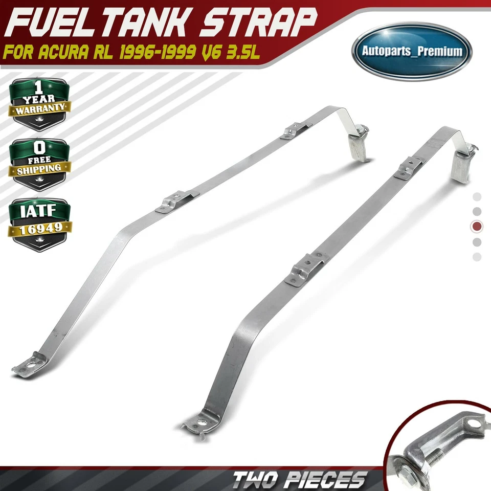Correa de tanque de combustible 2 piezas para Acura RL 1996 1997 1998 1999 V6 3,5 L sedán gris gasolina Foto 1 de 4