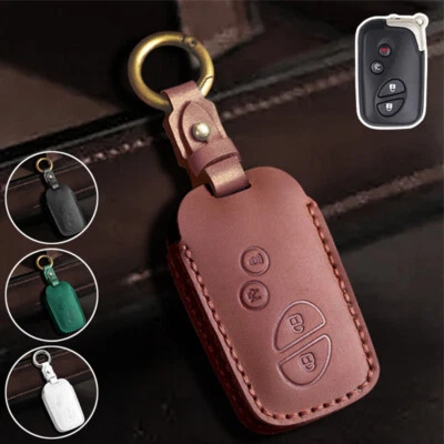 Genuine Leather Car Key Fob Case Cover For LEXUS ES350 GS350 RX RC ES GS GS450h Foto 1 de 4