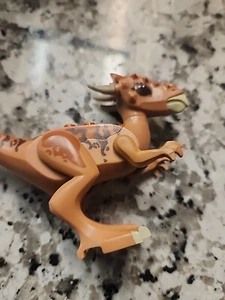 LEGO Stygimoloch Dinosaurier Figur mit dunkelorangen Rückseite braune Streifen 75927 styg01 - Bild 1 von 1