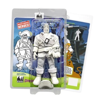 Serie de figuras de acción retro Scooby Doo de 8 pulgadas: barba roja [variante fantasma blanco] Foto 1 de 3