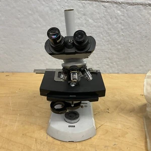 Vintage Carl Zeiss Standard Lab Microscope with 4 Objectives - Imagen 1 de 7