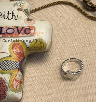 Anillo retirado James Avery de plata de ley Texas talla 7 Foto 1 de 4