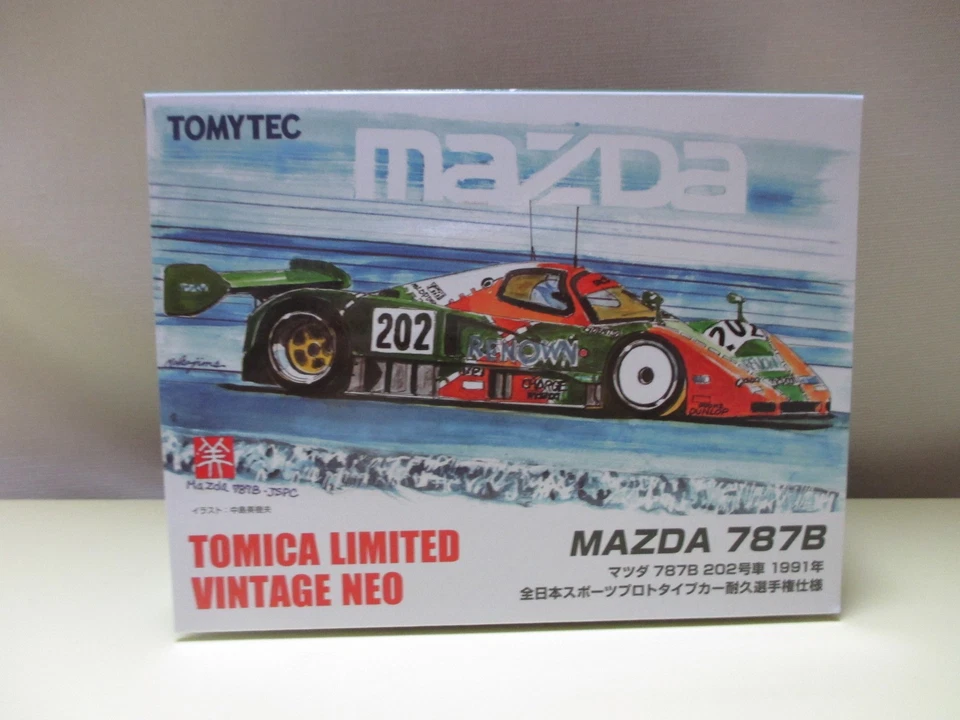 TOMY TEC Tomica Limited Vintage Neo 1/64 Mazda 787 B #202 1991 - Imagem 1 de 2