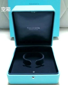 Tiffany&Co. Genuine Bangle jewelry case empty box Blue From Japan Excellent+++ - Picture 1 of 18