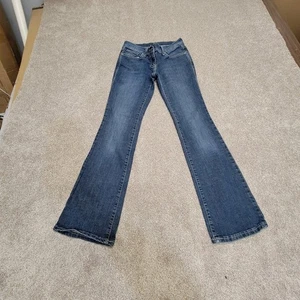 Jeans bootcut INC svasati alla moda taglia 2P denim cowgirl rodeo western - Foto 1 di 11