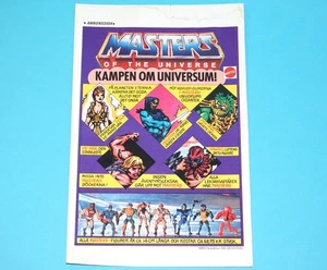 MOTU HE-MAN MASTERS OF THE UNIVERSE MAGAZINE ADVERT 1980s MATTEL BRIO SCANDITOY - Picture 1 of 1