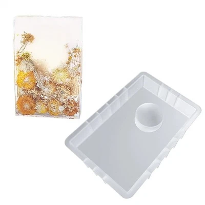 Clock Pendulum Silicone Bookend Mold for Resin Casting Desktop Home Decoration - Image 1 of 4