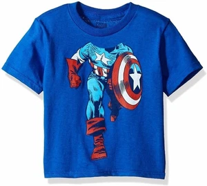 Marvel Boys' Toddler Captain America Short Sleeve T-Shirt - Picture 1 of 2