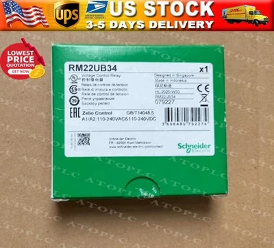 NEW Schneider RM22UB34 Control Relay US Free TAX - Image 1 of 2