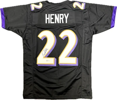 Jersey Beckett BAS Negro Firmado Autografiado Estilo Cuervos Estilo Cuervos Personalizado Foto 1 de 2