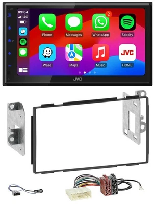 JVC Bluetooth USB MP3 2DIN DAB Autoradio für Nissan Qashqai 2007-2013 - Bild 1 von 4