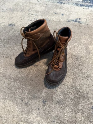 Kids Boys Boots Polo - Ralph Lauren  Duck Boots Size 3.5 Lace Up - Image 1 of 4