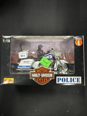 Maisto 1:18 Harley Davidson California Highway Patrol Series 4 Diecast Novo - Imagem 1 de 4