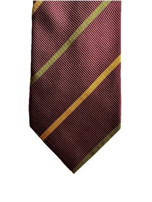 Nordstrom by JZ Richards 男式丝绸条纹 Rep 领带 美国制造 — 第 1/4 张图片