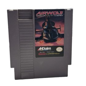 Juego Airwolf Nintendo NES 1989 &iexcl;VINTAGE!