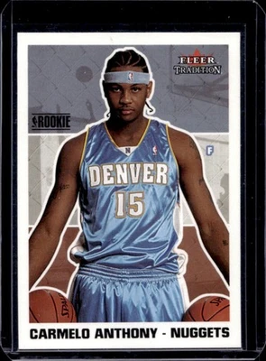 2003-04 Fleer Tradition Carmelo Anthony Rookie Rookie RC #263 Nuggets - Image 1 of 2