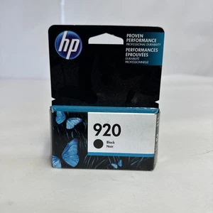 HP Original 920 Black Ink Cartridge Works with Office Jet 06/2020 - Picture 1 of 2