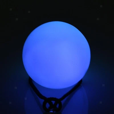 LED-Poi-Ball, Farbwechsel-Poi-Ball, Gymnastikball, beleuchtet für Bauchtanz, - Bild 1 von 4