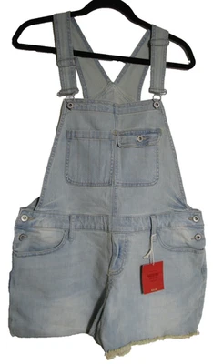 Mossimo 浅水洗牛仔整体短裤短裤 L 码大号全新带标签原始下摆 — 第 1/4 张图片