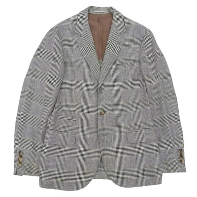 Brunello Cucinelli Linen Wool Silk Blazer Jacket 46 Made in Italy 2019 SS Used - Image 1 of 4