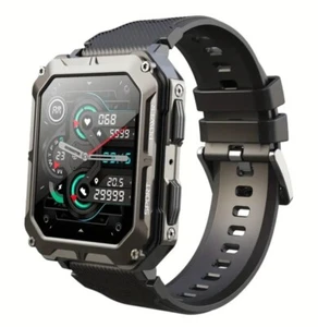 Military Smart Watch for Men(Answer/Make Calls) Rugged Tactical Fitness Tracker. - Picture 1 of 11