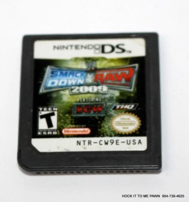 WWE SMACKDOWN VS. RAW 2009 NINTENDO DS GAME - Image 1 of 2