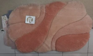 Rhomtuft Luxus Badteppich Badvorleger Badezimmerteppich Beige Wolke Rose Lachs - Bild 1 von 1