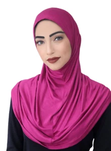 2-Piece Al -Amira-Pure Cotton -Shayla-Underscarf-Cotton- 2-Piece-Amira Hijab - Picture 1 of 30