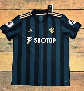 LUFC Leeds United Adidas Aeroready Mens Large Sbotop Jersey #11 Whistle - Picture 1 of 7