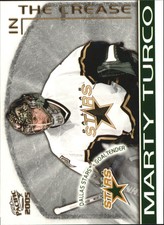 2004-05 Pacific In The Crease #4 Marty Turco 