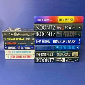 Dean Koontz PB & HCDJ lot of 13 Variety Odd Thomas Funhouse Hideaway Free Ship - Picture 1 of 9