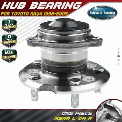 1x Conjunto de Rolamento de Cubo de Roda Traseira para Toyota RAV4 1996-2003 FWD Modelos Não ABS - Imagem 1 de 4
