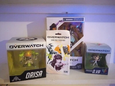 Lote Overwatch - Linda pero mortal figura ORISA, d.va, Sombra Foto 1 de 4