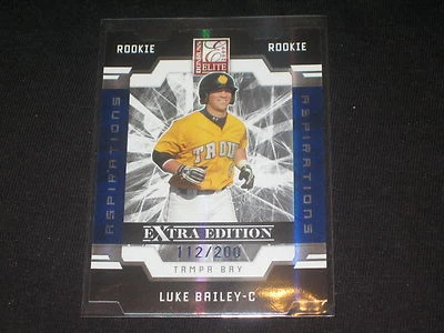 LUKE BAILEY ROOKIE GENUINE AUTHENTIC LIMITED EDITION BASEBALL CARD RARE /200 - Image 1 of 2