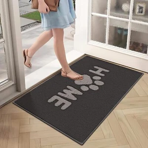 Door Mat Indoor Welcome Front Door Mats Non Slip Entrance Mat Absorbent Resis... - Picture 1 of 8