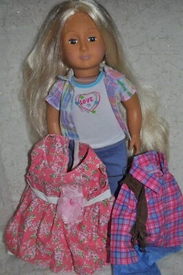 Our Generation Battat 18" Doll Growing Blonde Hair Brown Eyes - Image 1 of 4