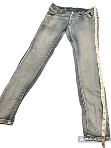 Five Girl’s Denim Jeans  Blue Size 11 With Pockets And Zipper. Pre owned - Picture 1 of 5