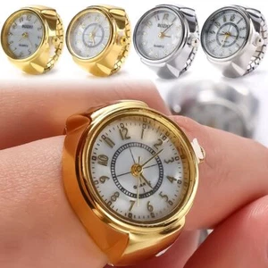 doigt de quartz Montre à anneau Montre numérique Anneaux élastiques extensibles - Bild 1 von 14