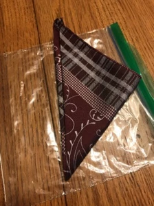 Mens Handkerchiefs Chocolate Ships N 24h - Picture 1 of 2