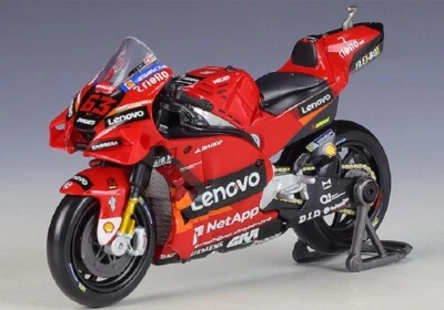 Maisto 1:18 2022 Ducati Francesco Bagnaia #63 Motorcycle Bike Model NEW IN BOX - Image 1 of 3