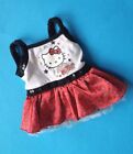 Hello Kitty Dress Hello Kitty Red Seqin Rare Retired Poor Condition 