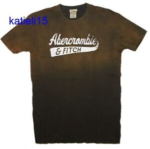 Abercrombie & Fitch Men's Vintage Style Muscle Logo T-Shirt Tee S