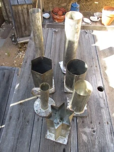 Used 7 Candle Mold Lot - Picture 1 of 16