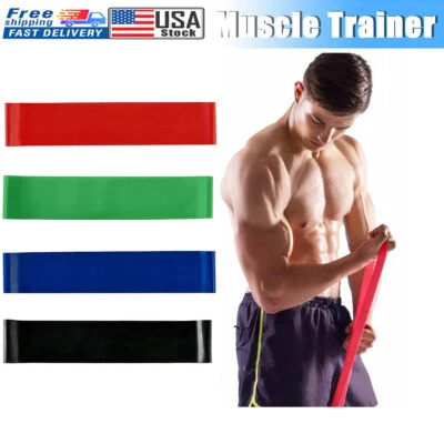 YELLOWPRICE ANTI-AGING EXERCISE RESISTANCE BAND LOOP, FOR KNEE/THIGH,ANKLE CIRCLE REHAB