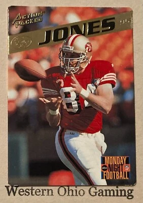 1995 Action Packed Monday Night Football Brent Jones #78 - Image 1 of 2