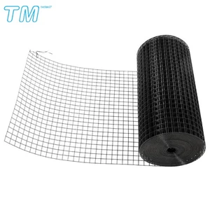 1In 24'' × 100' Black Heavy Duty Hardware Cloth Vinyl Coated Welded Fence Mesh - Picture 1 of 12