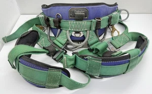 Buckingham ArborMaster Series Safety Harness Saddle 12292-L Green Black READ - Picture 1 of 23