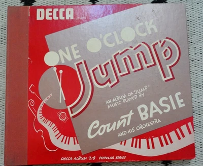 COUNT BASIE One O'Clock Jump 6x 78 rpm ALBUM Decca 218 JAZZ w/booklet - Image 1 of 2