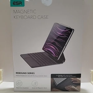 ESR Magnetic Keyboard Case Rebound Series For iPad Air 13 (25/24) Pro 12.9 Black - Picture 1 of 3