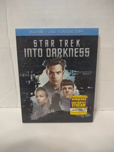 Star Trek Into Darkness (Blu-ray/DVD, 2013) w/Slipcover, Chris Pine, Zoe Saldana - Picture 1 of 11